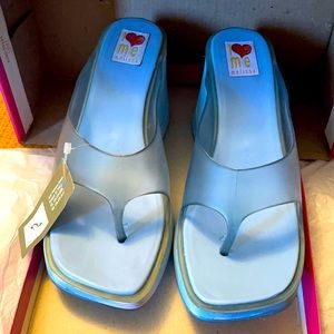 Melissa Blue Platform sandals